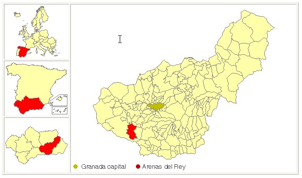 arenas del r - localización